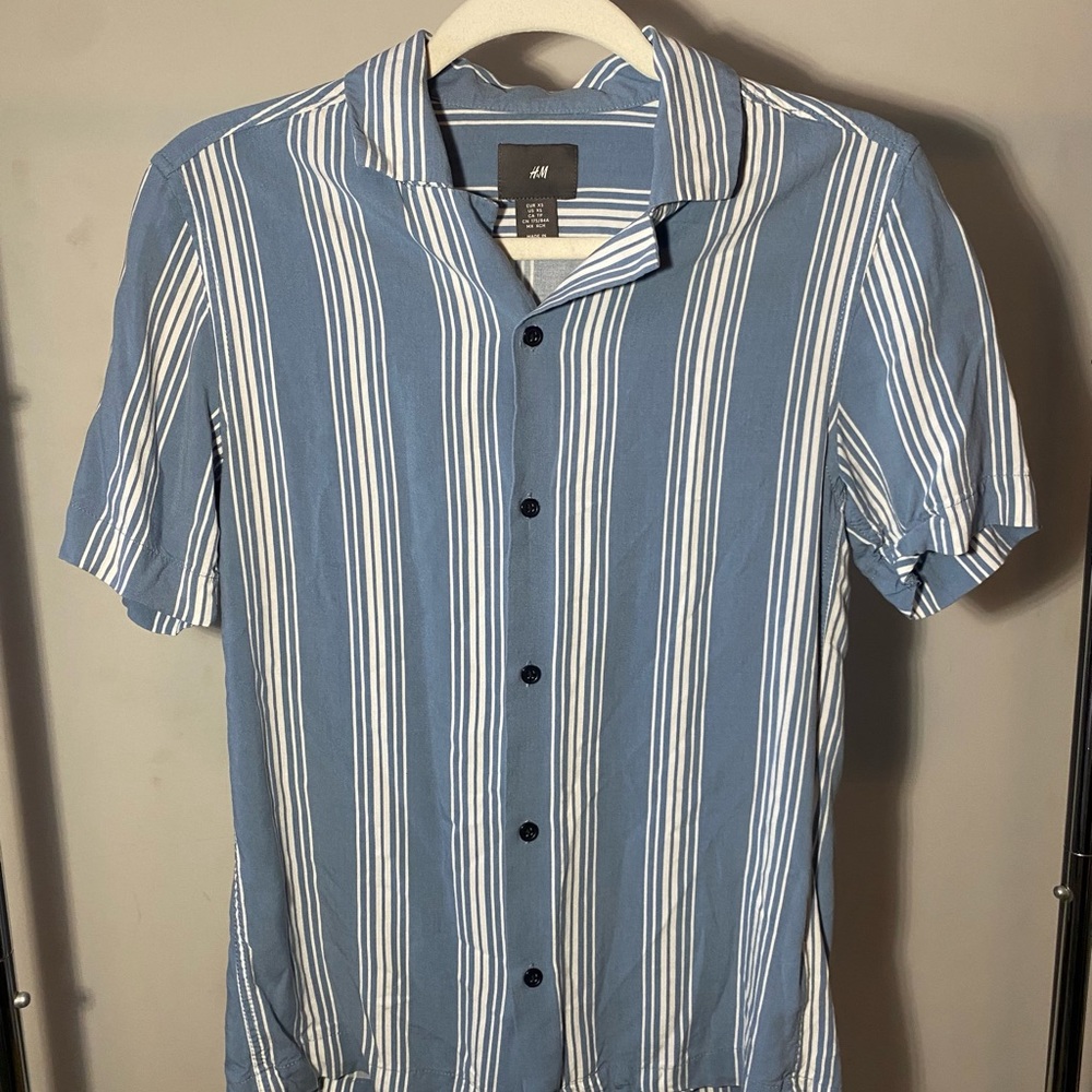 Men’s H&M Stripped Beach Shirt